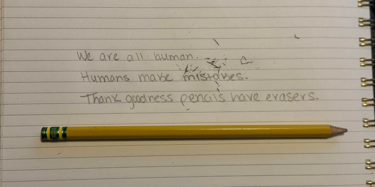 The Reason Pencils Have Erasers